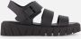S.Oliver Zwarte Casual Platte Sandalen Vrouwen Black Dames - Thumbnail 12