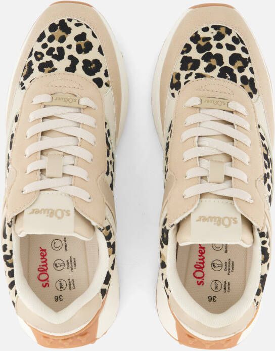 s.Oliver Sneakers beige Synthetisch