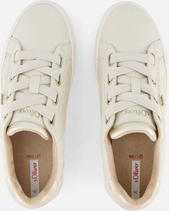 s.Oliver Sneakers beige Synthetisch