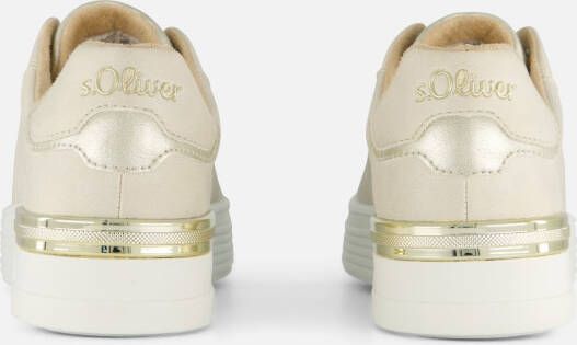 s.Oliver Sneakers beige Synthetisch