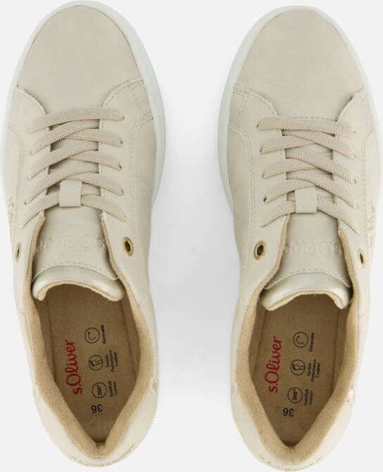 s.Oliver Sneakers beige Synthetisch