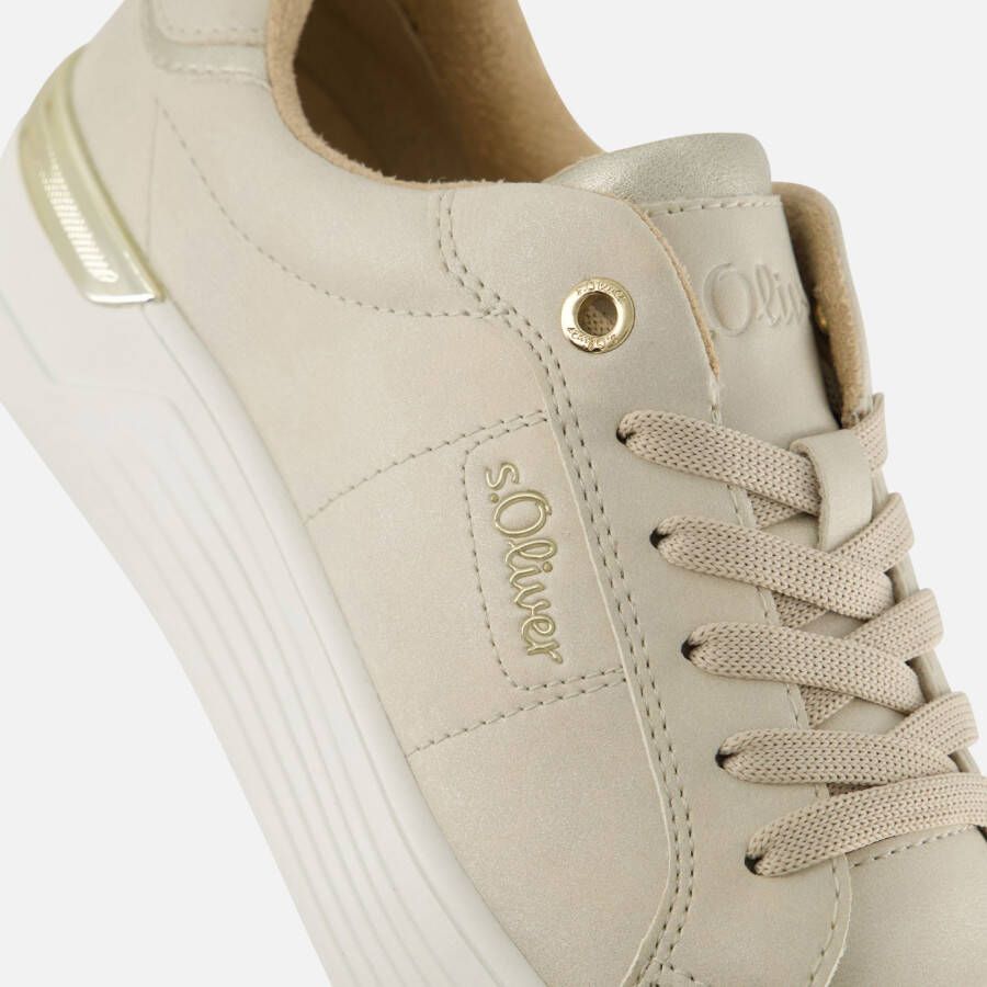s.Oliver Sneakers beige Synthetisch