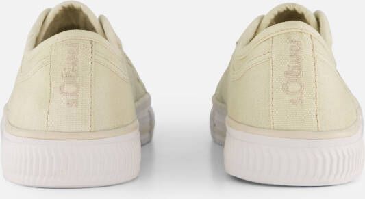 s.Oliver Sneakers beige Textiel