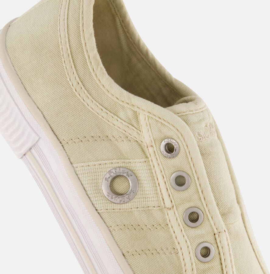 s.Oliver Sneakers beige Textiel