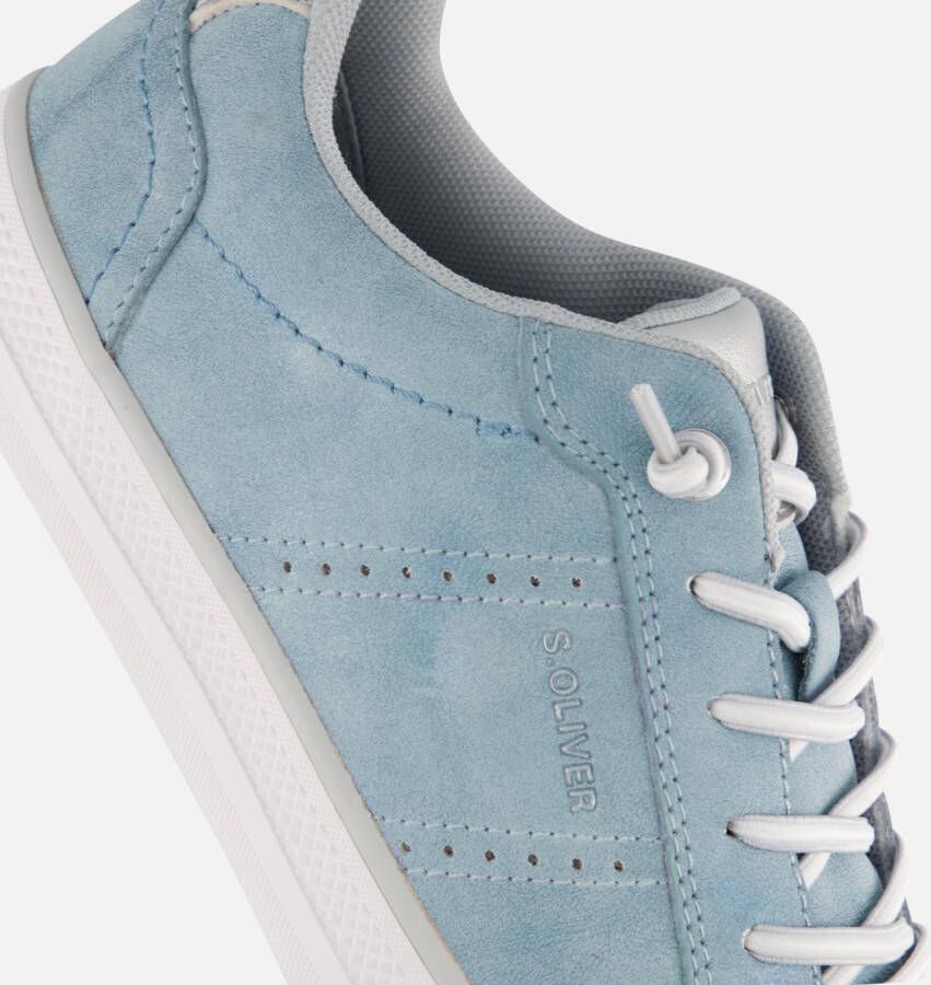 s.Oliver Sneakers blauw Textiel