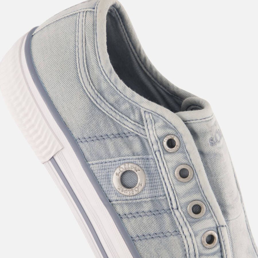 s.Oliver Sneakers blauw Textiel