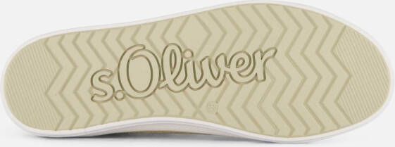 s.Oliver Sneakers goud Synthetisch