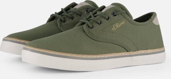 s.Oliver Sneakers groen Synthetisch