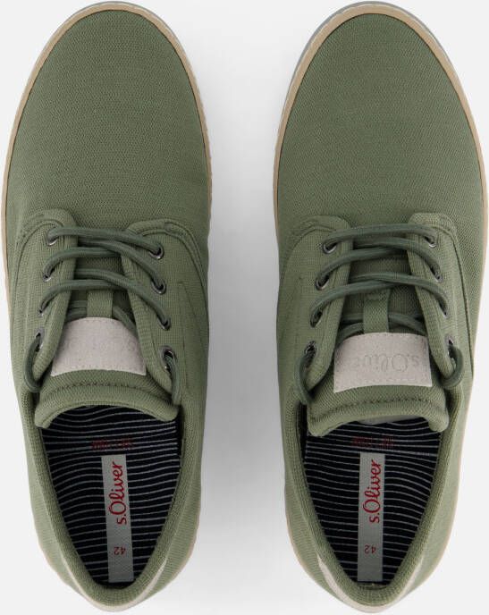 s.Oliver Sneakers groen Synthetisch