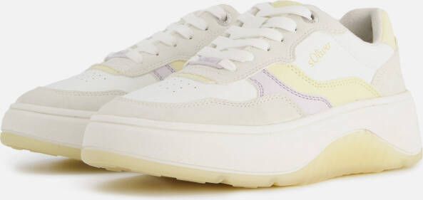 s.Oliver Sneakers Vegan wit Synthetisch