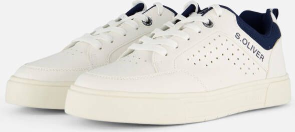 s.Oliver Sneakers wit Imitatieleer