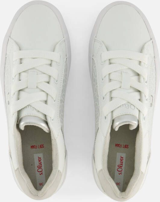 s.Oliver Sneakers wit Synthetisch