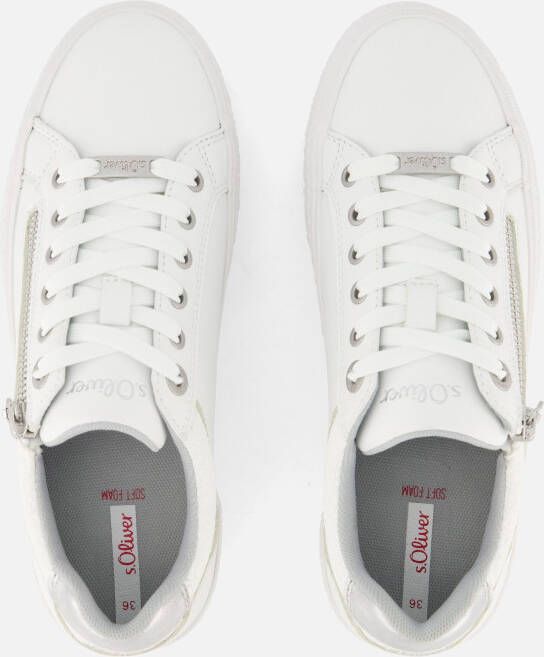 s.Oliver Sneakers wit Synthetisch