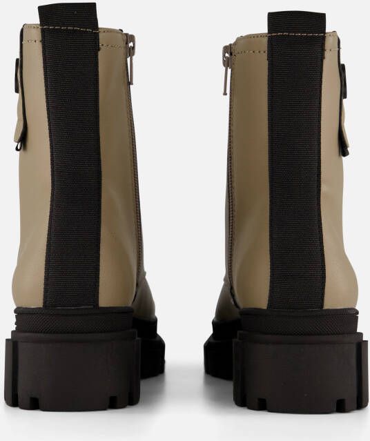 s.Oliver Veterboots taupe Synthetisch