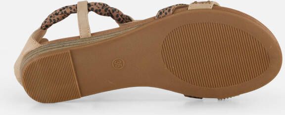Supercracks Sandalen beige Textiel