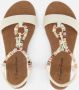 Supercracks Sandalen beige Textiel - Thumbnail 2