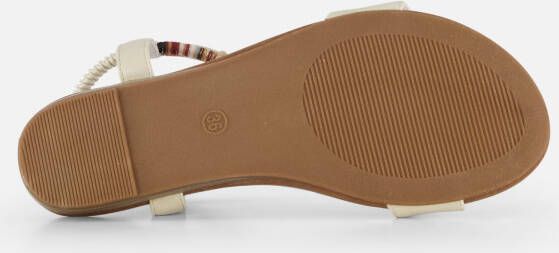 Supercracks Sandalen beige Textiel