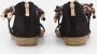 Supercracks Sandalen zwart Textiel - Thumbnail 2