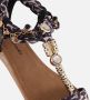 Supercracks Sandalen zwart Textiel - Thumbnail 5