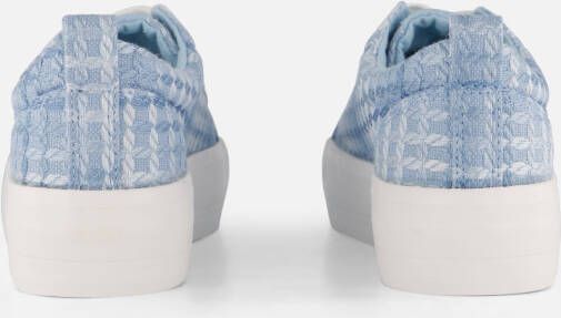 Supercracks Sneakers blauw Canvas
