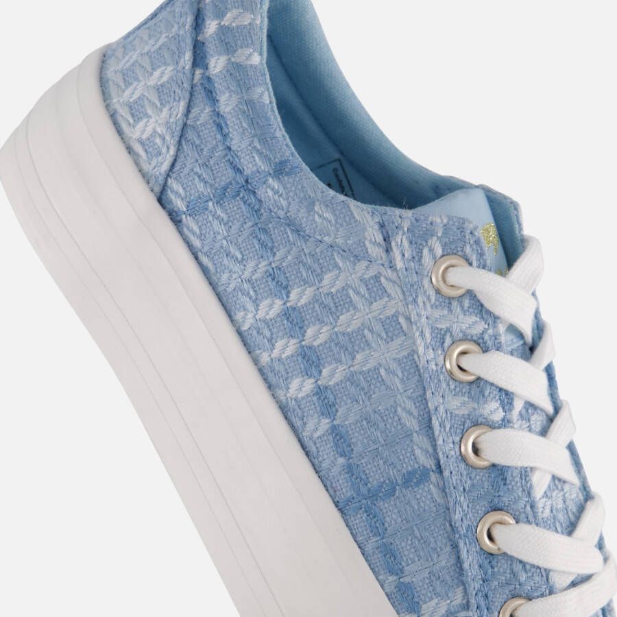 Supercracks Sneakers blauw Canvas