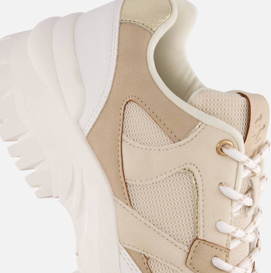 Supercracks Sneakers goud Synthetisch