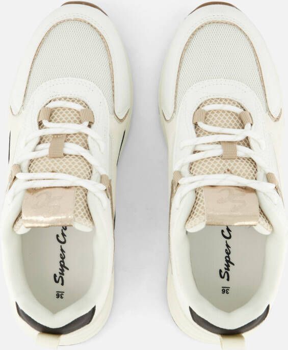 Supercracks Sneakers wit Synthetisch