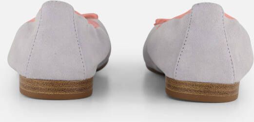 tamaris Ballerina's blauw Leer