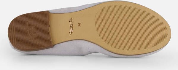 tamaris Ballerina's blauw Leer