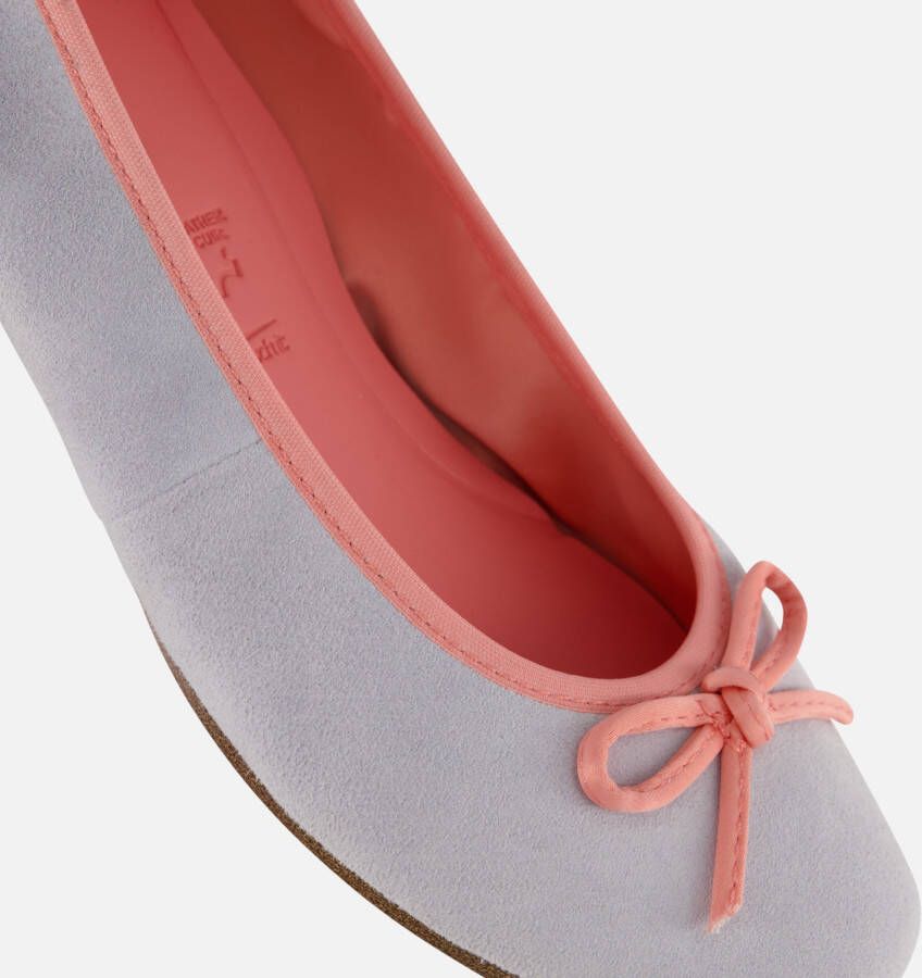 tamaris Ballerina's blauw Leer