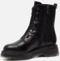 Tamaris Klassieke zwarte leren booties Black Dames - Thumbnail 3