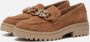 Tamaris Bruine Leren Loafers voor Dames Brown Dames - Thumbnail 10