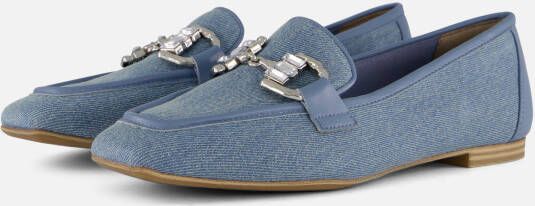 tamaris Buckle Instappers denim Textiel