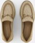Tamaris Vegan geweven loafer met bruine accenten Beige Dames - Thumbnail 8