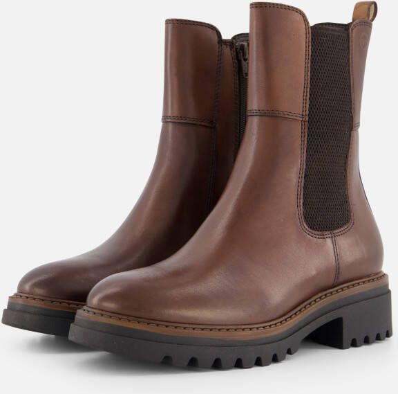 tamaris Chelsea boots bruin Leer