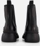 Tamaris Zwarte leren Chelsea laars voor dames Black Dames - Thumbnail 6