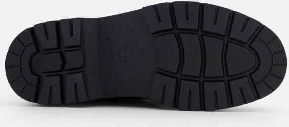 tamaris Chelsea boots zwart Leer