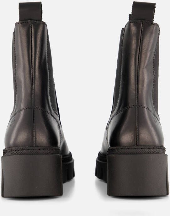 Tamaris dames chelsea boot leren laarzen enkellaars vrouwen leer M2549141 zwart
