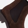 Tamaris dames Chelsea boot leren laarzen enkellaarzen dames M2542741 donkerbruin - Thumbnail 8
