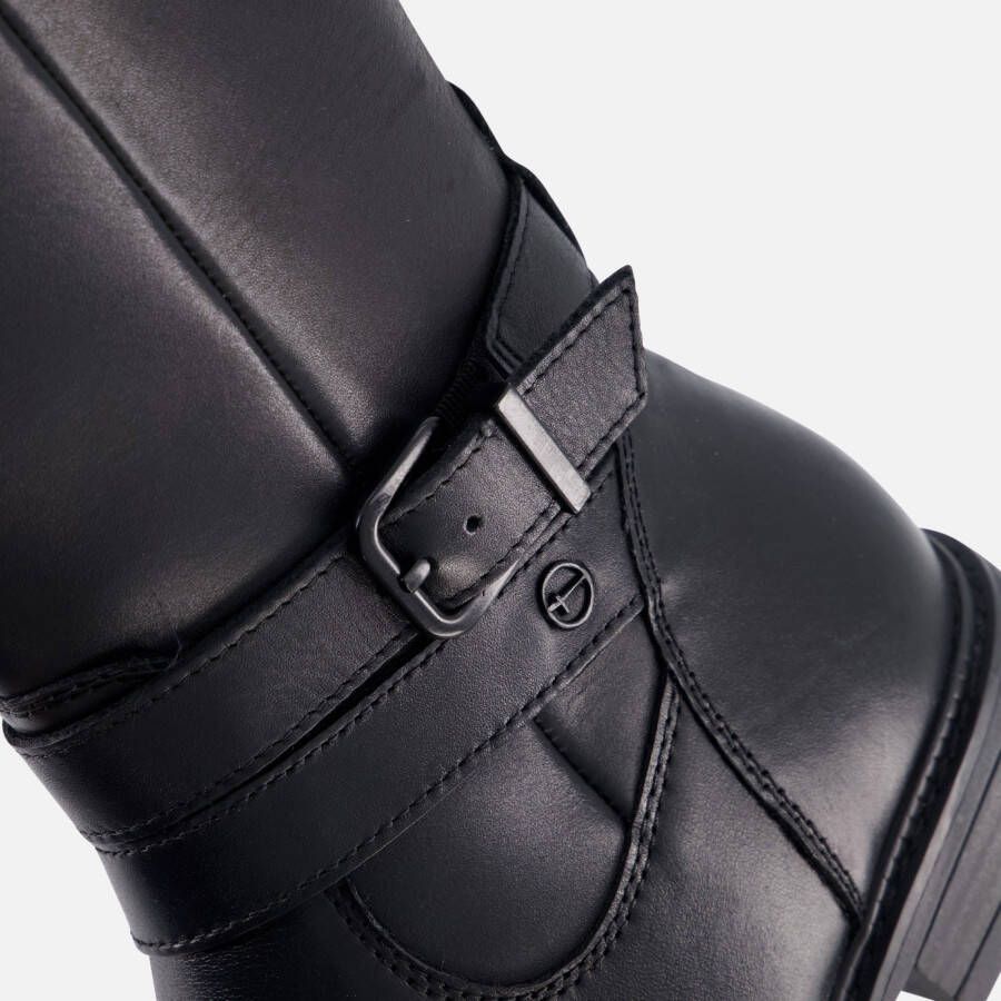 tamaris Comfort Hoge laarzen zwart Leer