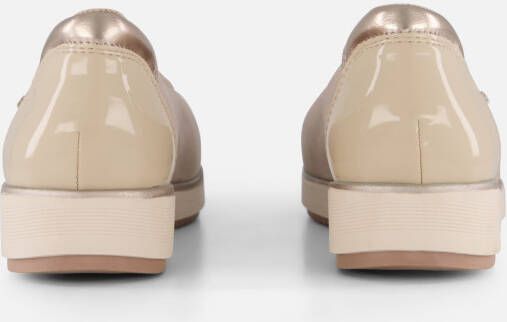 tamaris Comfort Instappers beige Textiel