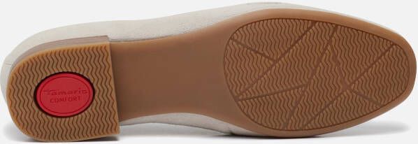 tamaris Comfort Instappers taupe Leer