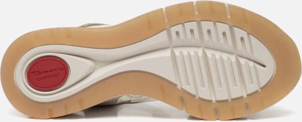 tamaris Comfort Sandalen beige Leer
