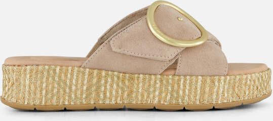 tamaris Comfort Slippers beige Leer