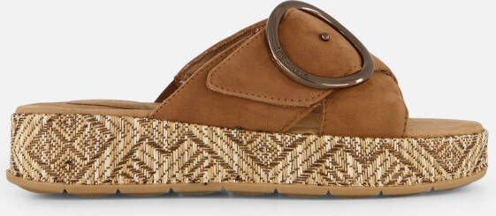 tamaris Comfort Slippers cognac Leer