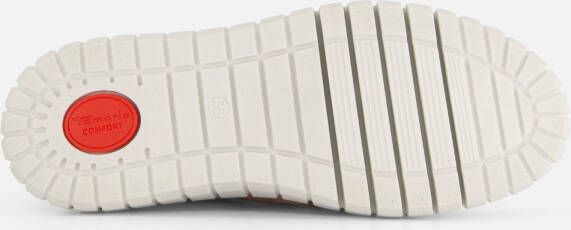 tamaris Comfort Sneakers beige Leer