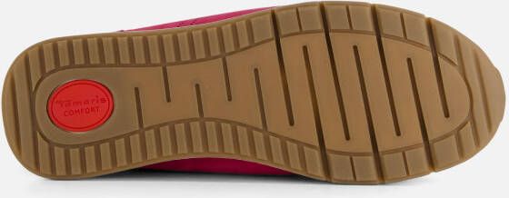 tamaris Comfort Sneakers roze Leer
