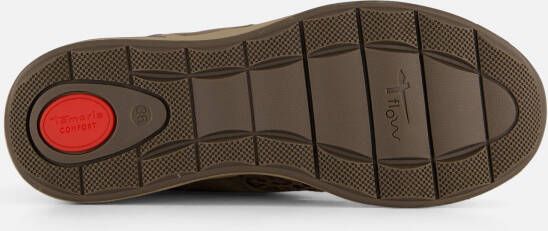 tamaris Comfort Sneakers taupe Leer