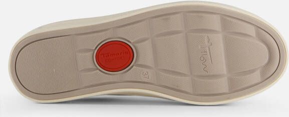 tamaris Comfort Sneakers wit Leer