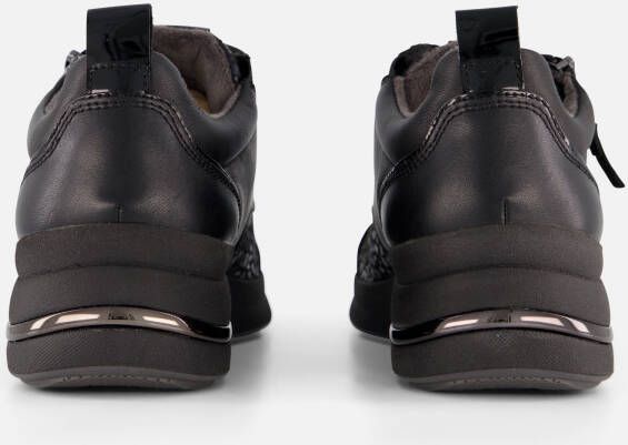 tamaris Comfort Sneakers zwart Leer